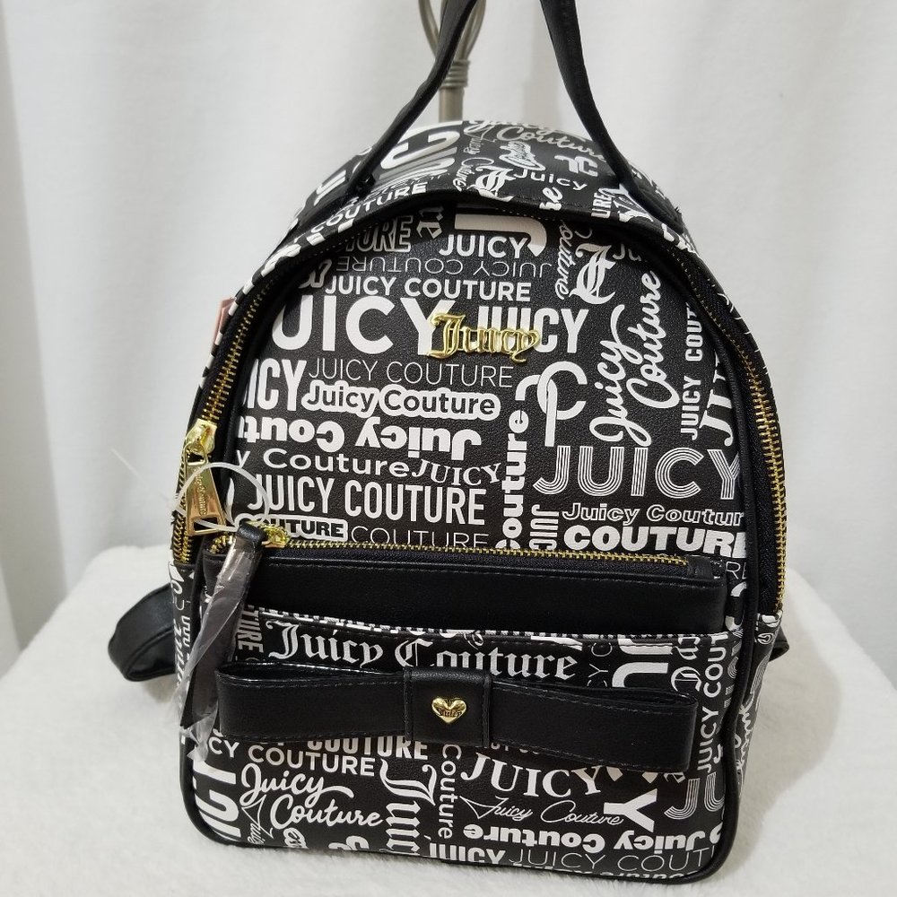 Juicy Couture Backpac Black White Brand New with Tags